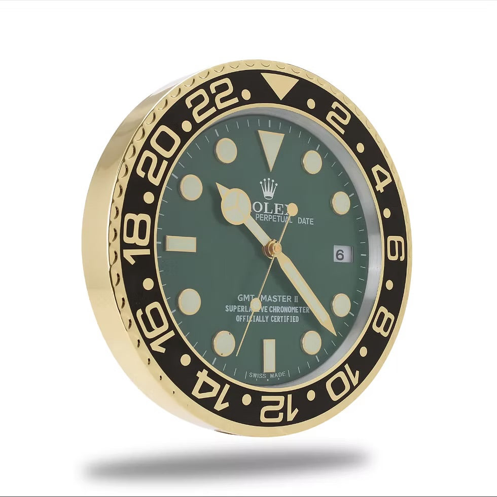 GMT Master II - Black & Gold Bezel with Green interior